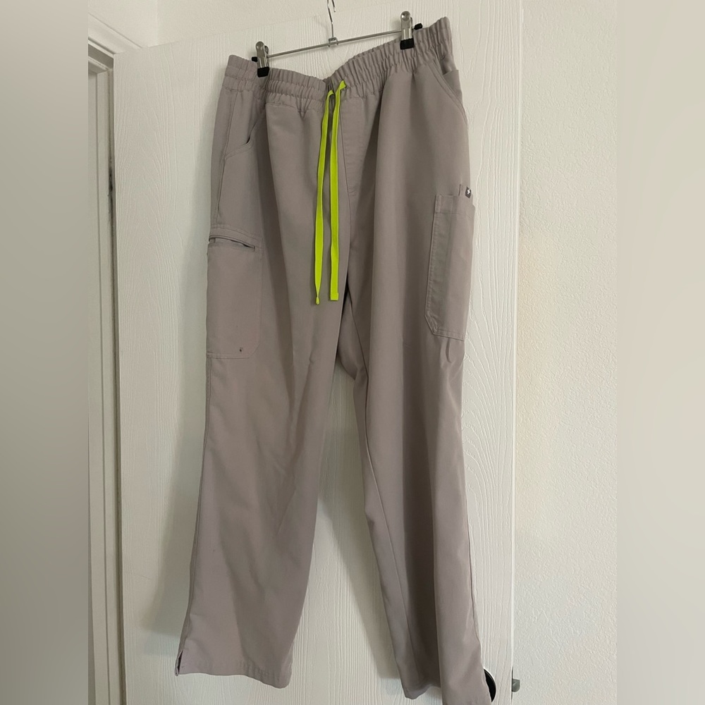 Figs slate hola high waisted scrub pants xxl